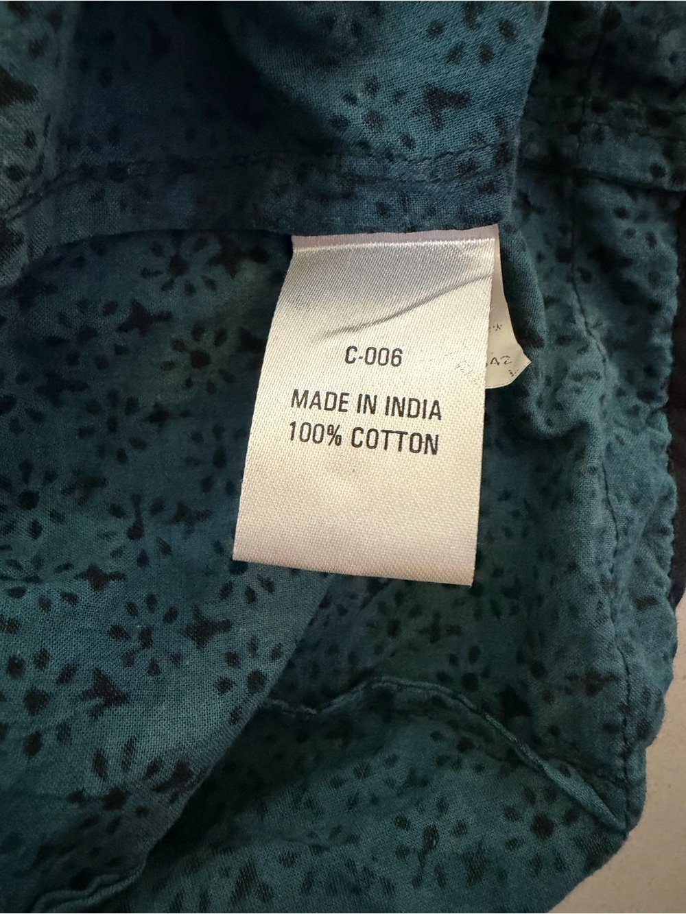 Anokhi Cotton Open Front Crop Cardigan Blouse Long Sleeve Size Large Bolero Top - Picture 7 of 8